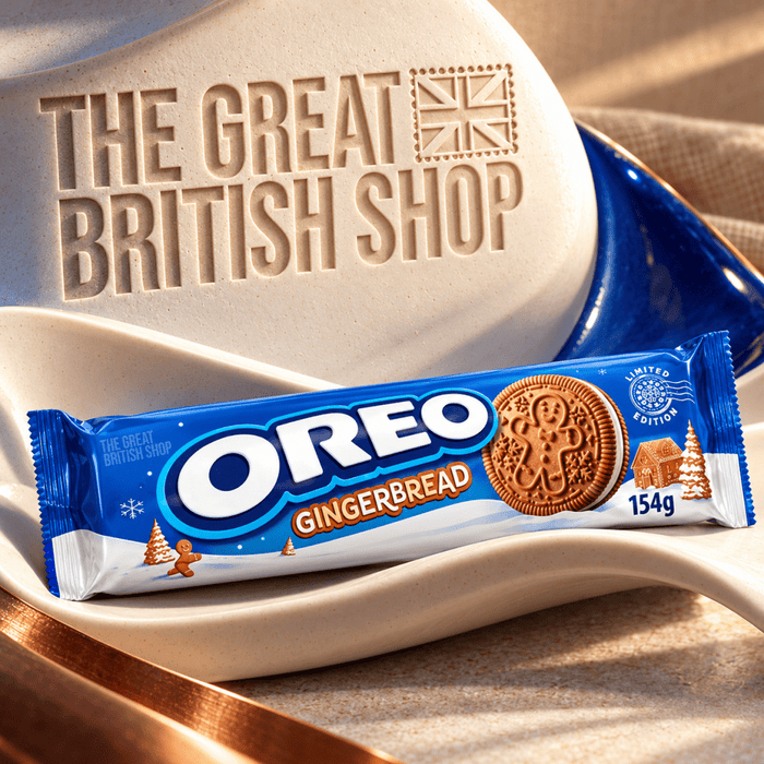 Cadbury Oreo Gingerbread - 154g imported British grocery product available in Canada