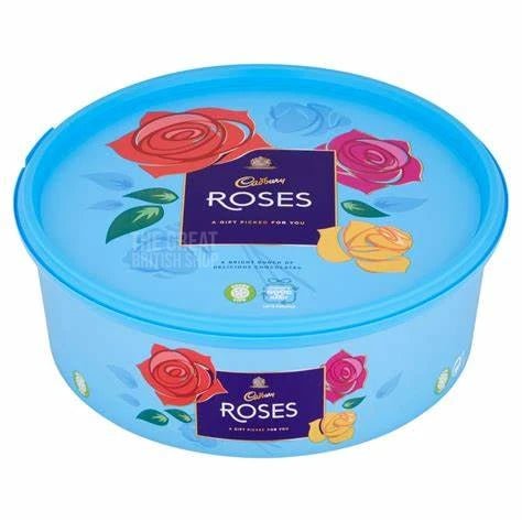 Cadbury Roses Tub - 600g imported British grocery product available in Canada