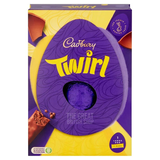 Cadbury Twirl Large Egg - 171g imported British grocery product available in Canada