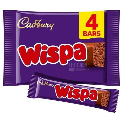 Cadbury Wispa 4 Pack - 94.8g imported British grocery product available in Canada