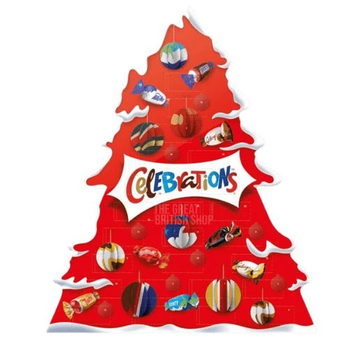 Celebrations Advent Calendar - 215g imported British grocery product available in Canada