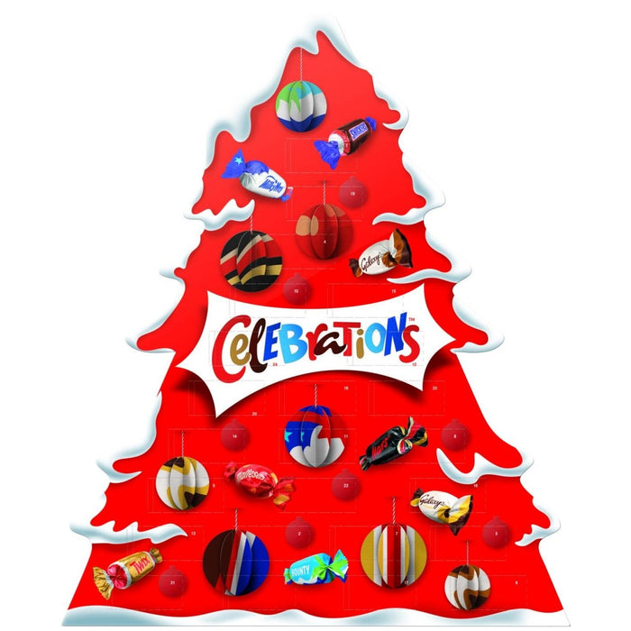 Celebrations Advent Calendar - 215g | British Store Online | The Great British Shop