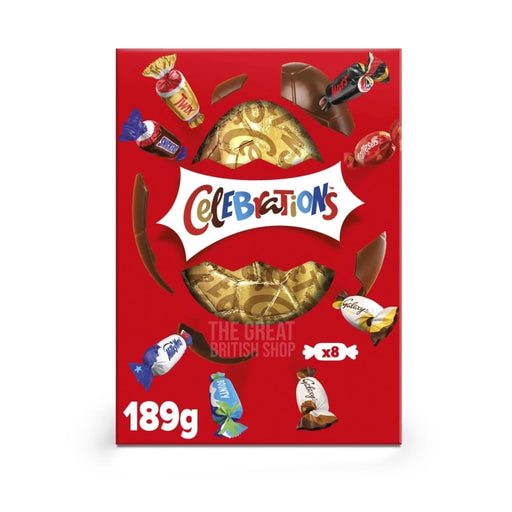 Celebrations Medium Egg - 189g imported British grocery product available in Canada