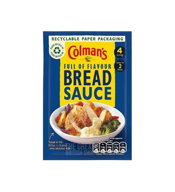 Colman's Bread Sauce Mix - 40g imported British grocery product available in Canada