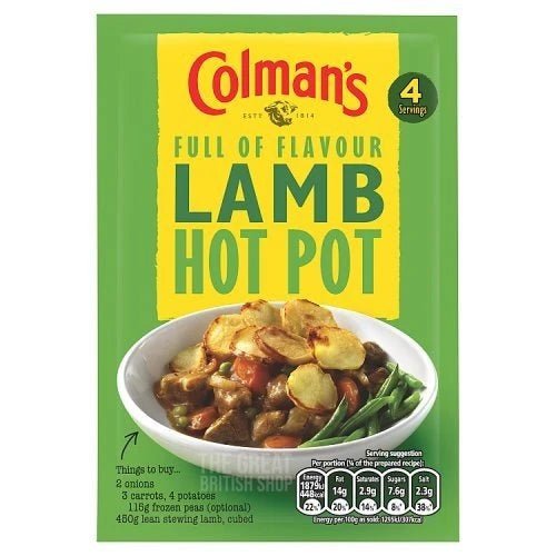 Colmans Lamb Hot Pot - 41g imported British grocery product available in Canada