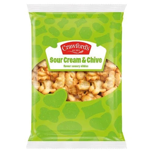 Crawford's Sour Cream & Chive Savoury Nibbles - 200g | British Store Online | The Great British Shop