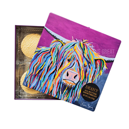 Dean's Angus Mccoo Shortbread Rounds Tin - 150g imported British grocery product available in Canada