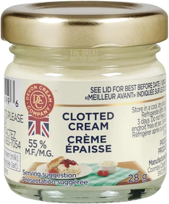 Devon Cream Company Shelf Stable Clotted Cream - 28g imported British grocery product available in Canada