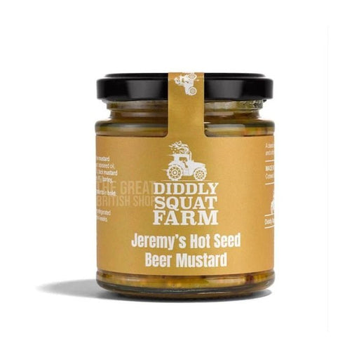 Diddly Squat Hot Seed Mustard - 190g imported British grocery product available in Canada