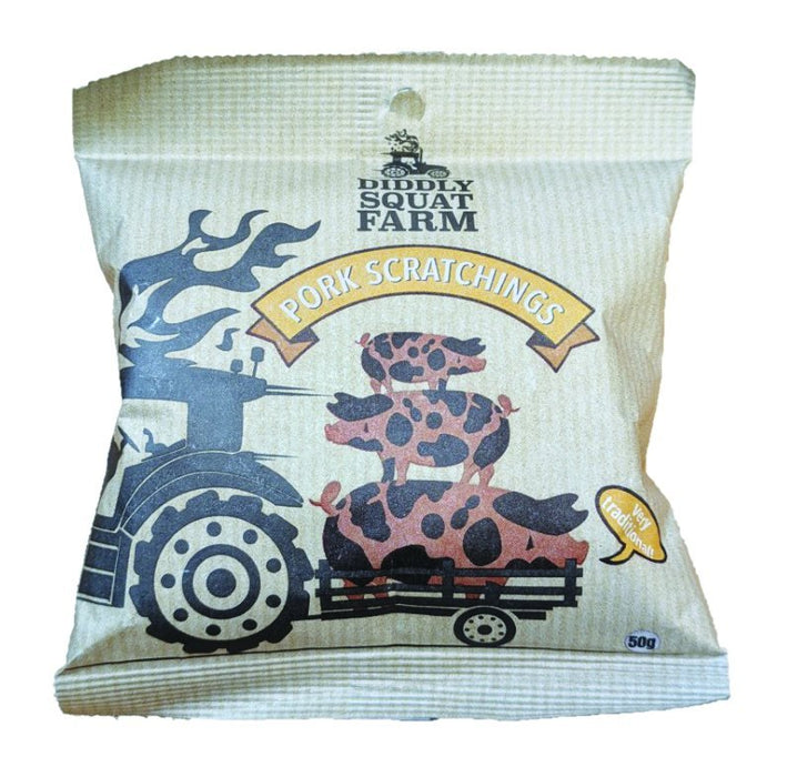 Diddly Squat Pork Scratchings - 50g | British Store Online | The Great British Shop