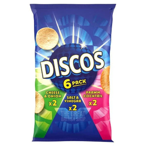 Discos Variety - 6 Pack imported British grocery product available in Canada