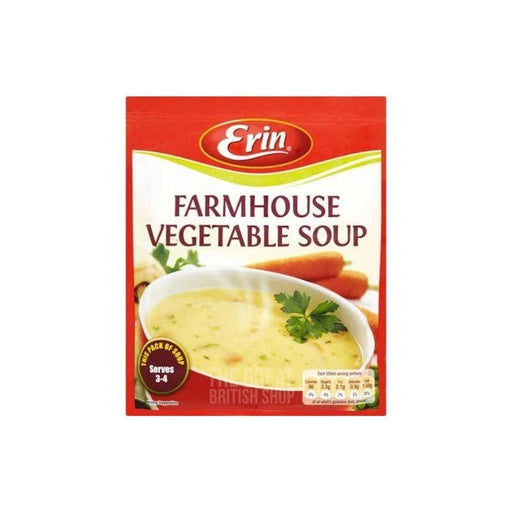 Erin Farmhouse Vegetable Soup - 75g imported British grocery product available in Canada