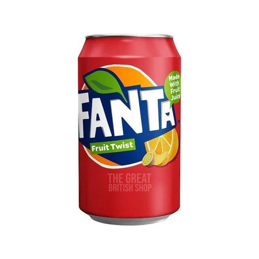 Fanta Fruit Twist - 330ml imported British grocery product available in Canada