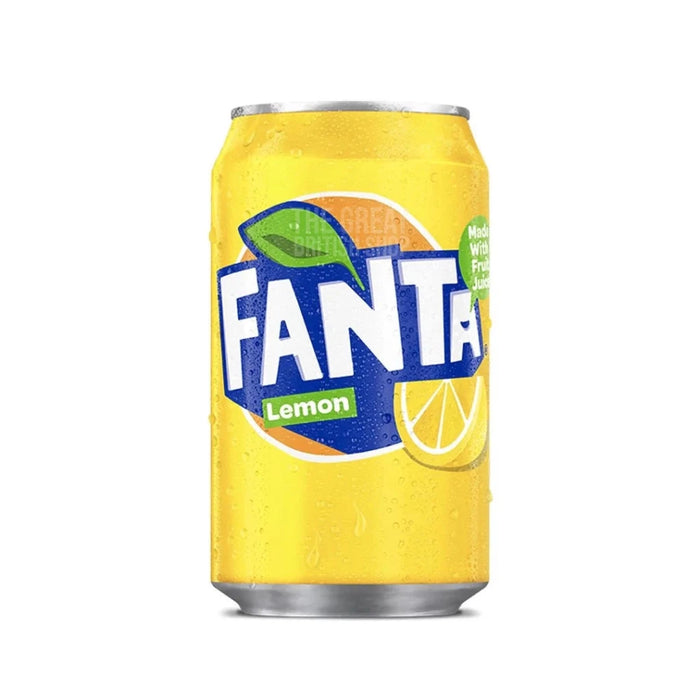 Fanta Lemon - 330ml imported British grocery product available in Canada