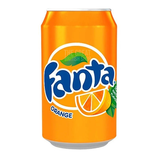 Fanta Orange - 330ml imported British grocery product available in Canada