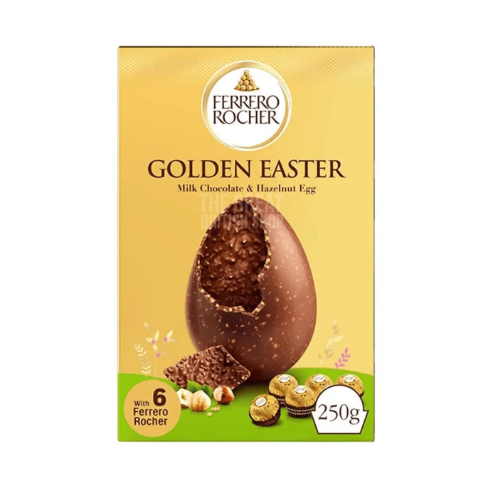 Ferrero Rocher Milk Chocolate & Hazelnut Egg 250g imported British grocery product available in Canada