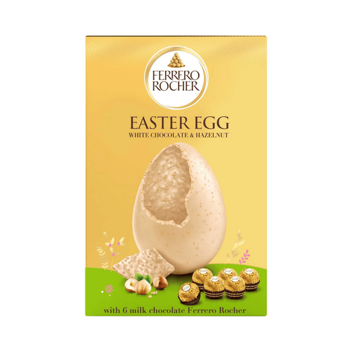 Ferrero Rocher White Chocolate & Hazelnut Egg - 250g | British Store Online | The Great British Shop