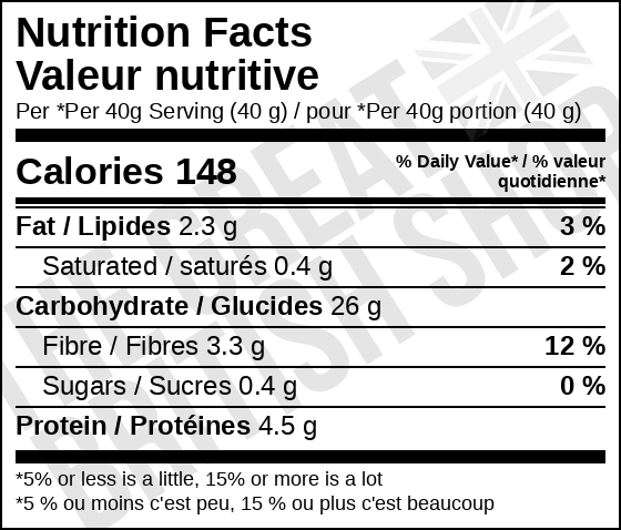 Flahavan's Irish Porridge Oats - 500g imported British grocery product available in Canada