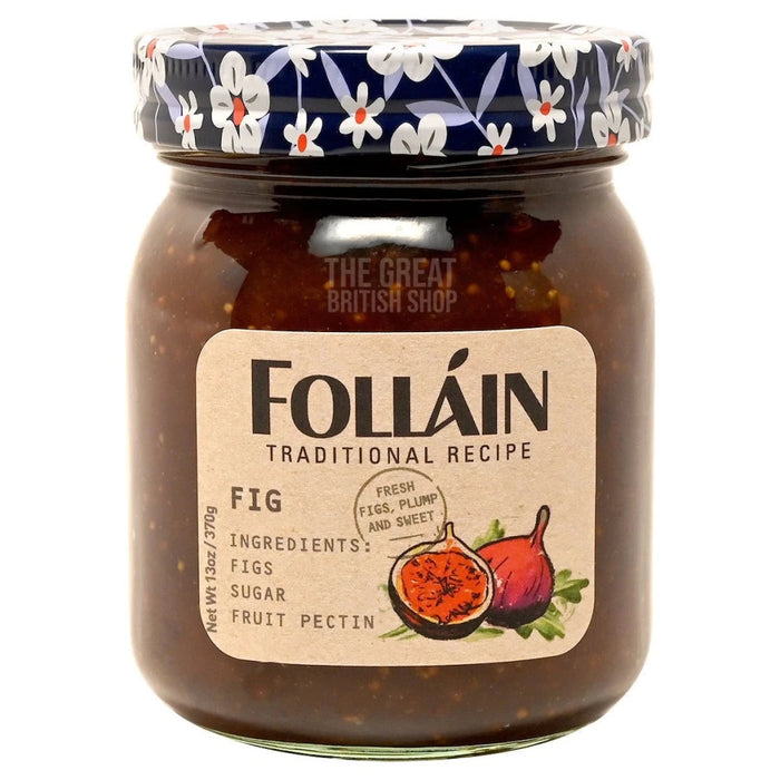 Follain Traditional Recipe Fig Jam - 370g imported British grocery product available in Canada