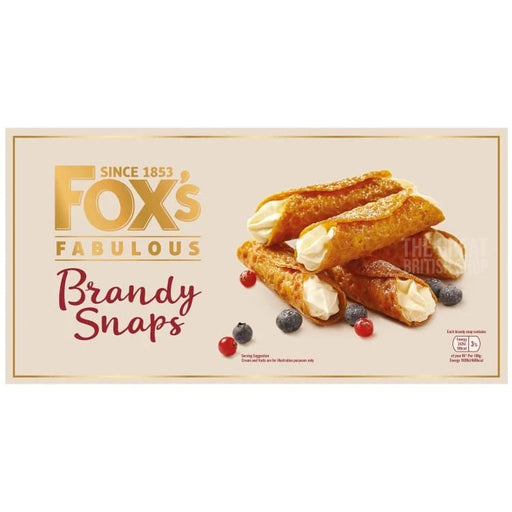Fox's Brandy Snaps - 100g imported British grocery product available in Canada