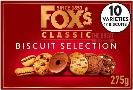 Fox's Classic Biscuit Selection - 550g imported British grocery product available in Canada
