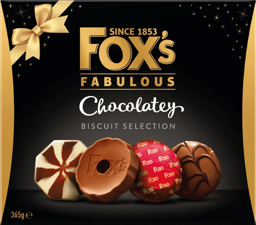 Fox's Fabulous Chocolatey Biscuit Selection - 365g | British Store Online | The Great British Shop