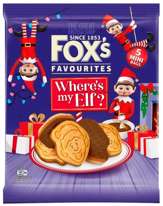 Fox's Favourites Where'S My Elf - 100g imported British grocery product available in Canada