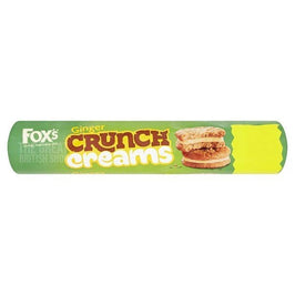 Fox's Ginger Crunch Creams 200g, front of the pack showing stacked filled biscuits.