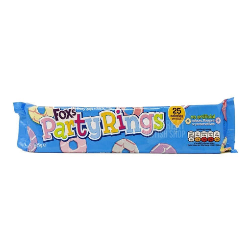 Fox's Party Rings - 125g imported British grocery product available in Canada