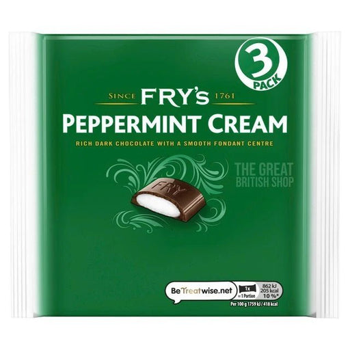 Fry’s Peppermint Cream - 3 Pack imported British grocery product available in Canada