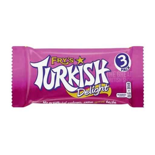 Fry's Turkish Delight - 3 Pack imported British grocery product available in Canada