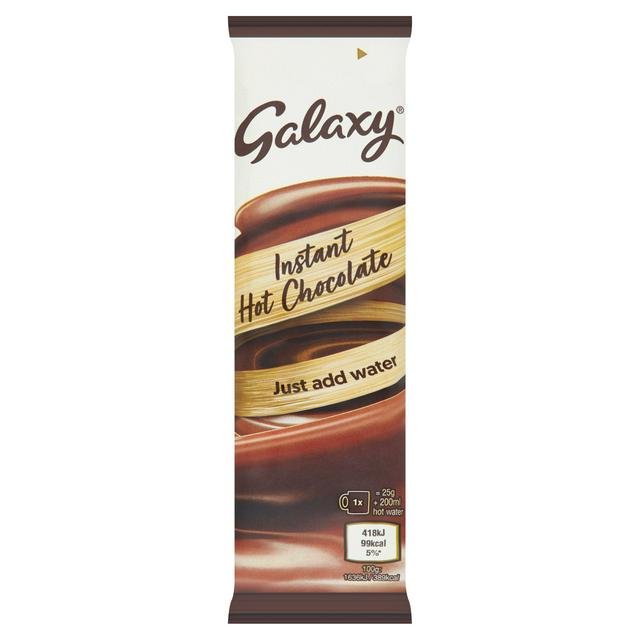 Galaxy Hot Chocolate Sachet - 25g imported British grocery product available in Canada
