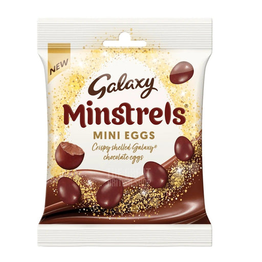 Galaxy Minstrels Mini Eggs - 80g imported British grocery product available in Canada
