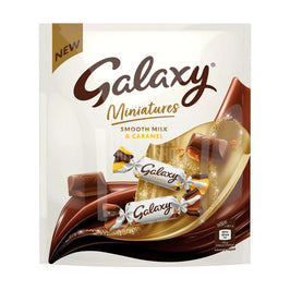 Galaxy Mixed Miniatures Pouch - 260g imported British grocery product available in Canada