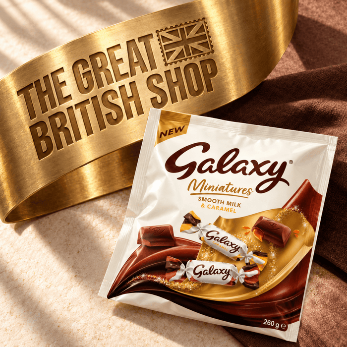 Galaxy Mixed Miniatures Pouch - 260g imported British grocery product available in Canada