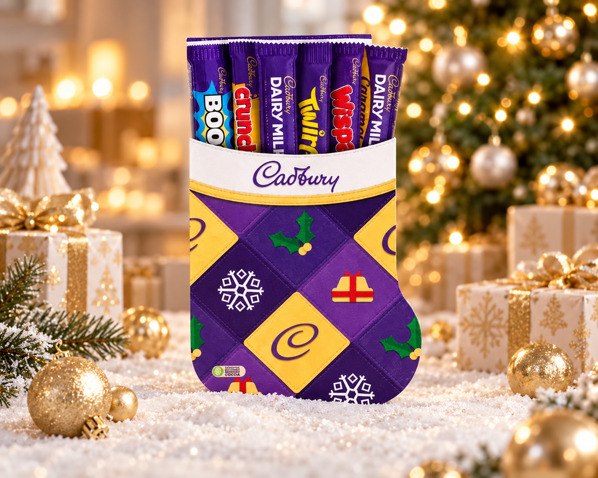 British Christmas selection selection in a festive setting