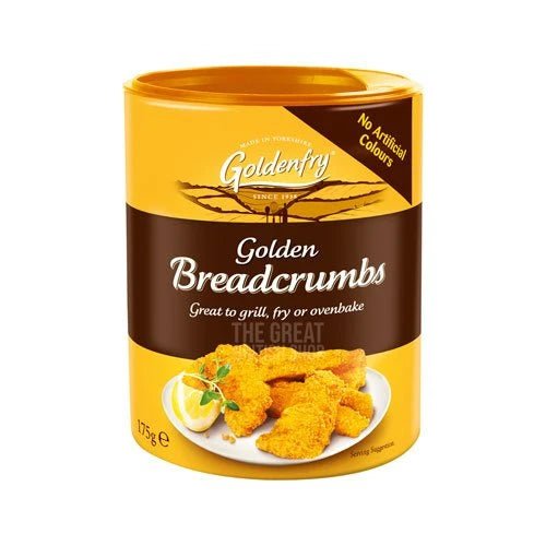 Goldenfry Breadcrumbs - 175g imported British grocery product available in Canada