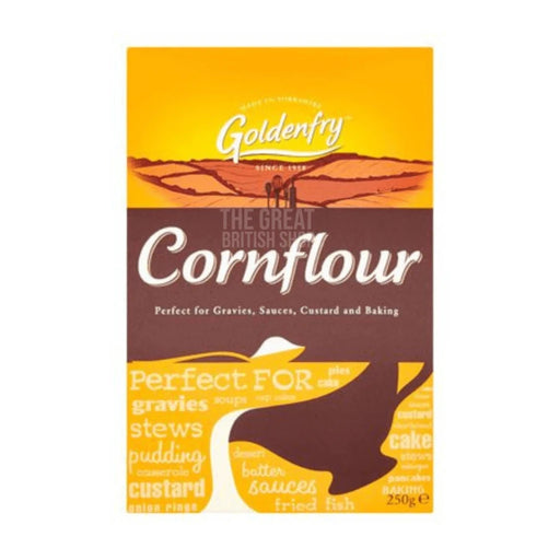 Goldenfry Cornflour - 250g imported British grocery product available in Canada