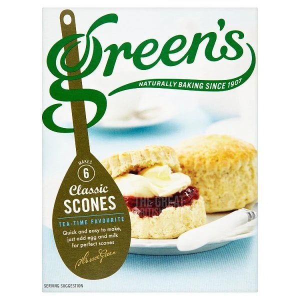 Green's Classic Scone Mix - 280g imported British grocery product available in Canada