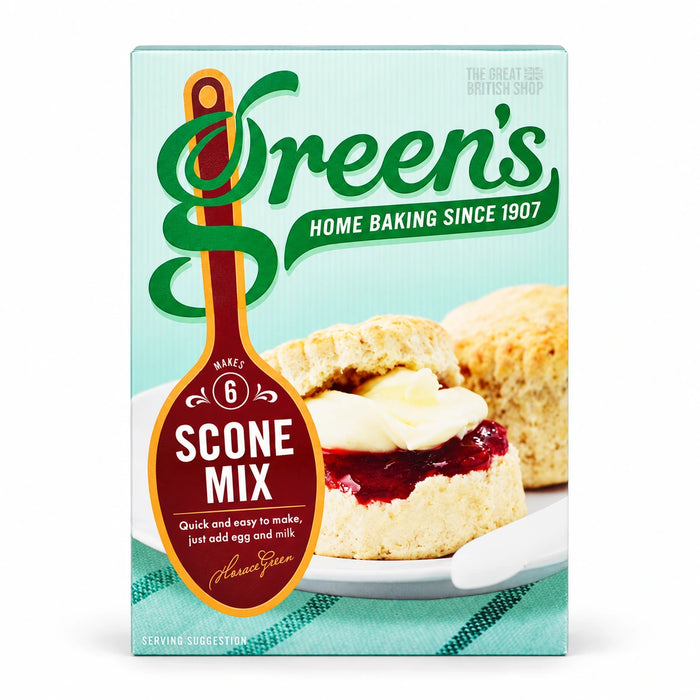 Green's Classic Scone Mix - 280g, front view of the UK packaging