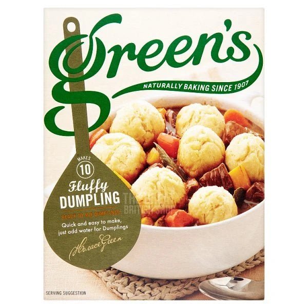Green's Dumpling Mix - 137g imported British grocery product available in Canada