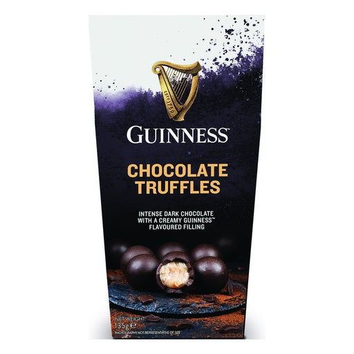 Guinness Chocolate Truffles Carton - 135g | British Store Online | The Great British Shop