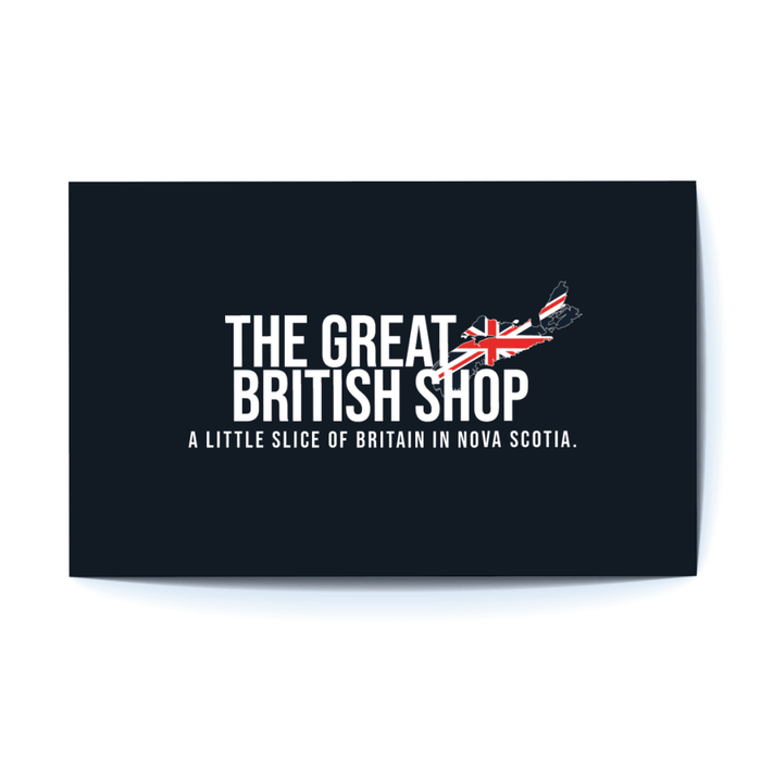 Halifax Shop Gift Card imported British grocery product available in Canada