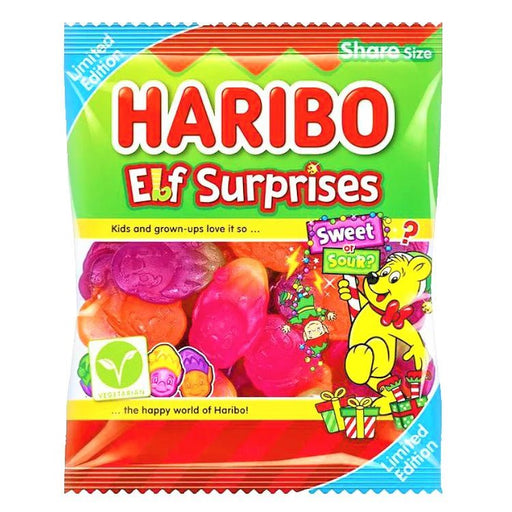 Haribo Elf Surprises Sweet Or Sour - 140g | British Store Online | The Great British Shop