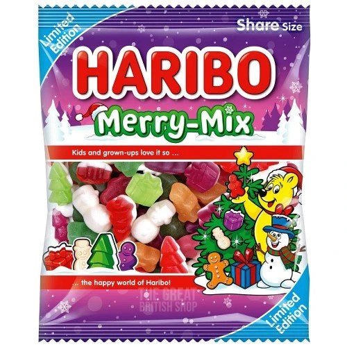 Haribo Merry Mix - 140g imported British grocery product available in Canada
