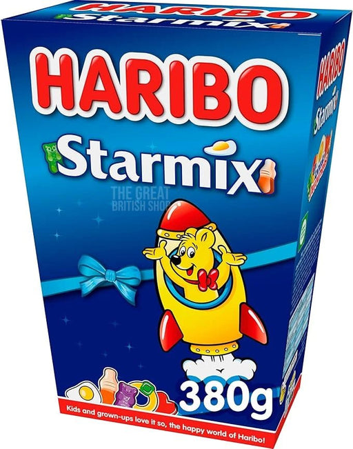 Haribo Starmix Large Carton - 380g imported British grocery product available in Canada