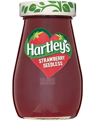 Hartley's Strawberry Seedless Jam - 340g imported British grocery product available in Canada