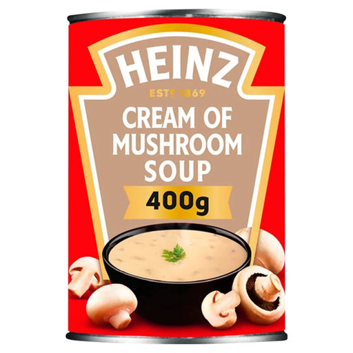 Heinz Cream of Mushroom Soup - 400g imported British grocery product available in Canada