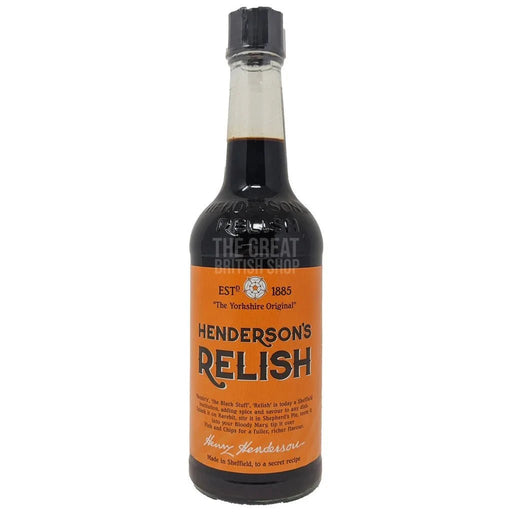 Henderson Relish Bottle - 284g imported British grocery product available in Canada