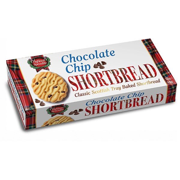 Highland Shortbread Chocolate Chip Rounds - 135g imported British grocery product available in Canada